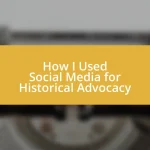 How I Used Social Media for Historical Advocacy